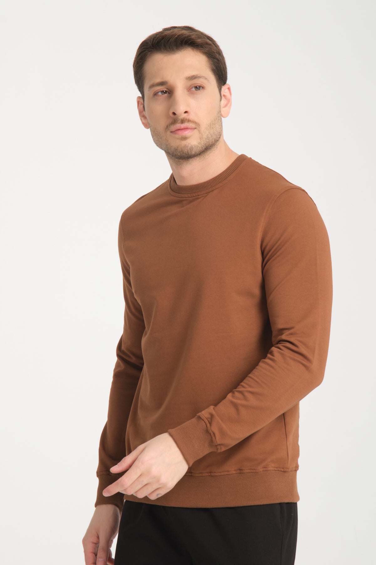 Rodi Bisiklet Yaka Basic  İnce Mevsimlik  Sweatshirt RD23YE581001