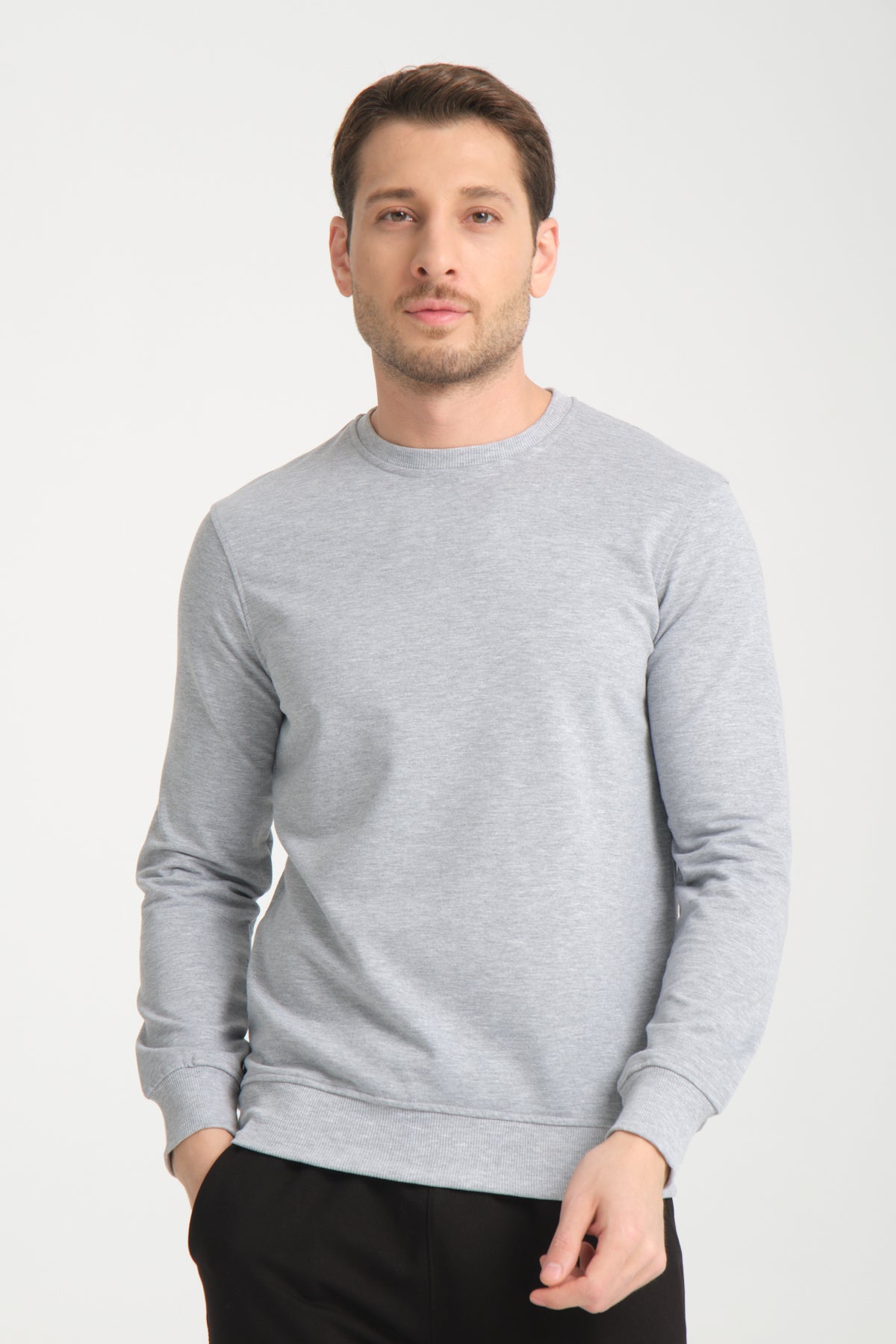 Rodi Bisiklet Yaka Basic  İnce Mevsimlik  Sweatshirt RD23YE581001