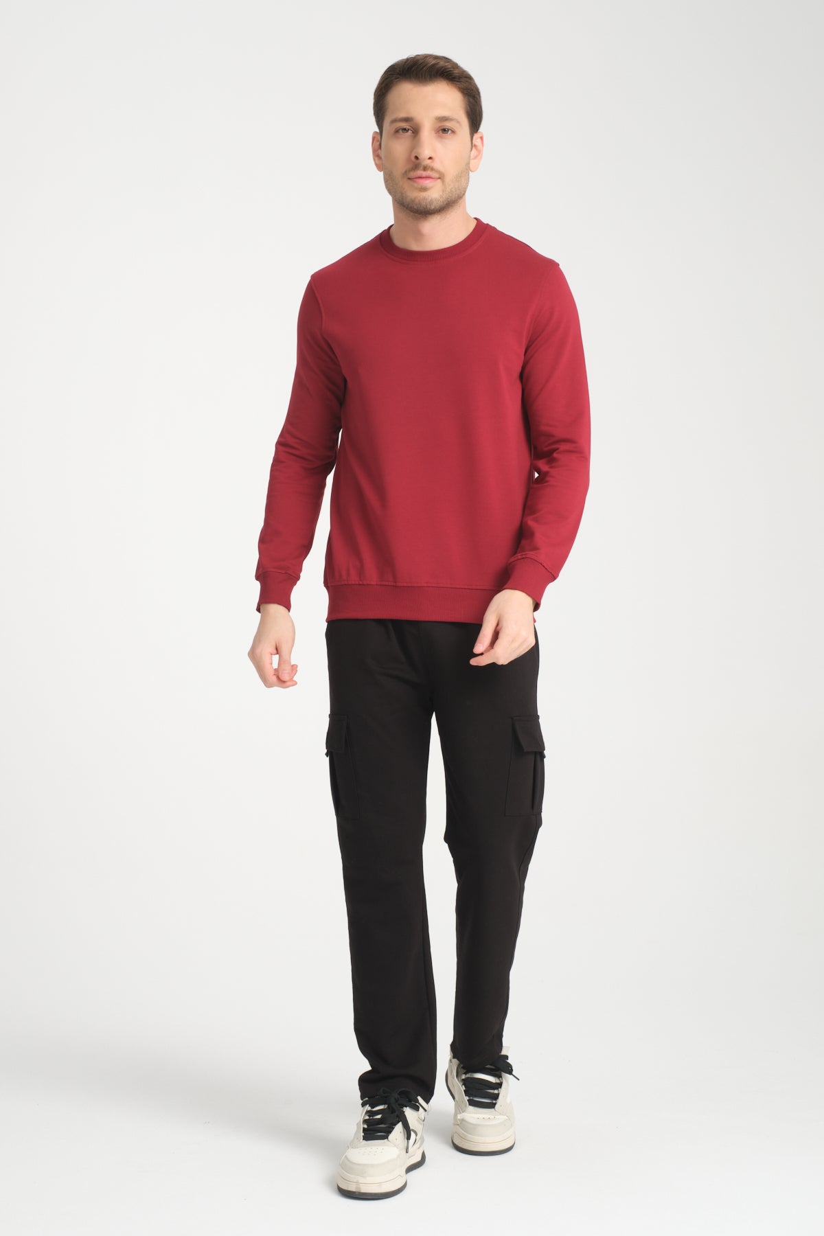 Rodi Bisiklet Yaka Basic  İnce Mevsimlik  Sweatshirt RD23YE581001