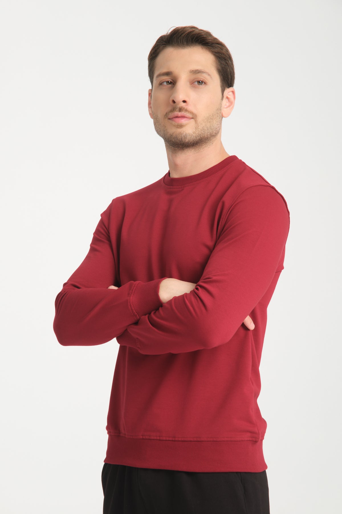Rodi Bisiklet Yaka Basic  İnce Mevsimlik  Sweatshirt RD23YE581001