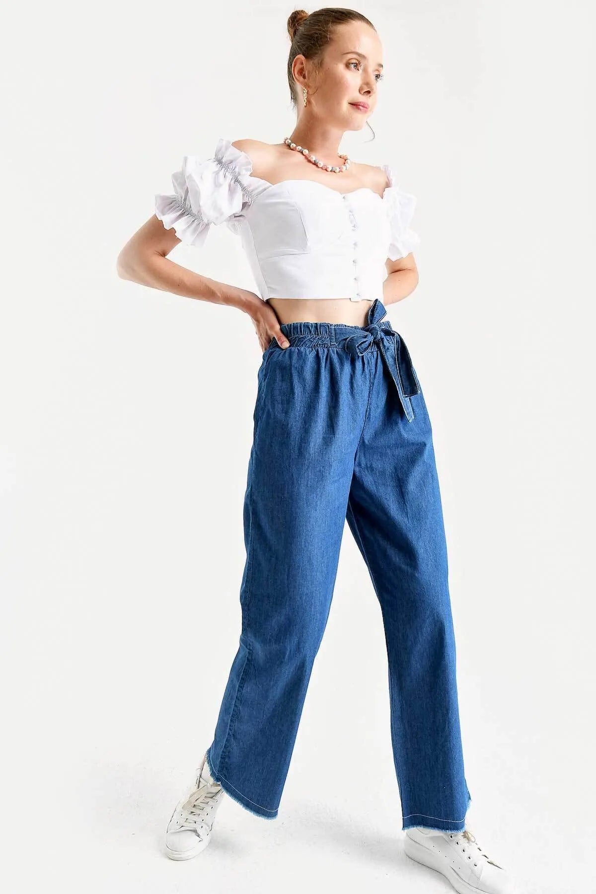 Rodi Wide Leg Jeans Trousers RD23YB116469