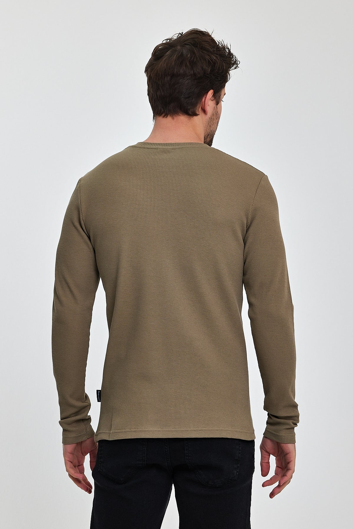 Rodi Men's Crew Neck Long Sleeve Sweat T-shirt RD24YE005073