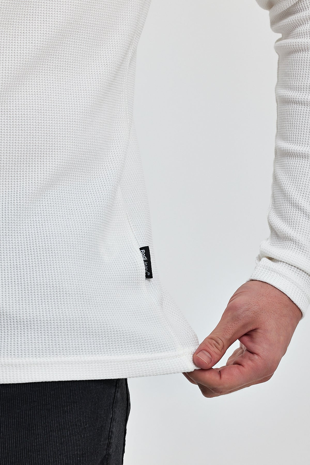 Rodi Men's Crew Neck Long Sleeve Sweat T-shirt RD24YE005073