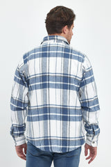 Rodi Men's Double Pocket Plaid Shirt RD24KE067660