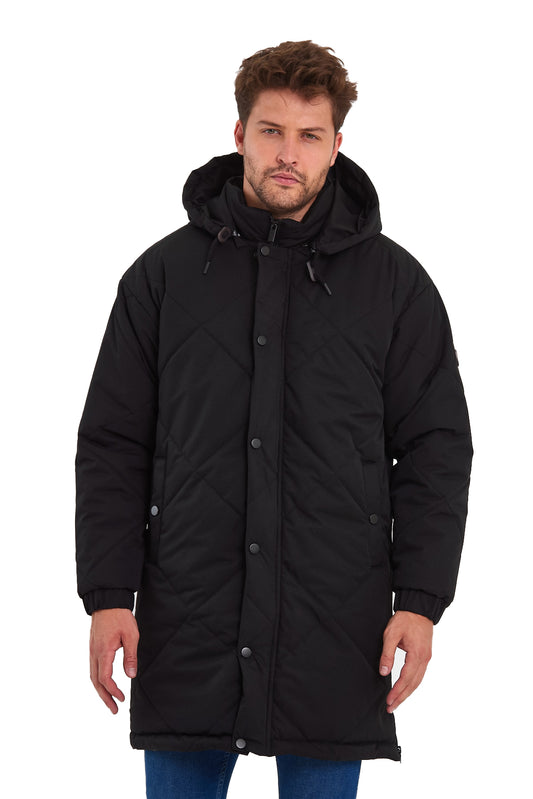 Rodi Erkek Fermuarlı Kapşonlu Uzun Mont RD24KE000Y58