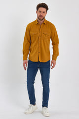 Rodi Men's Gabardine Shirt with Flap Pocket RD22KE037815