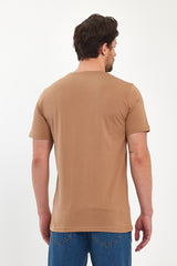 Rodi Men's Crew Neck T-shirt with Rodi Printed on the Front RD24YE002757