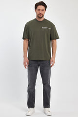 Rodi Men's Crew Neck T-shirt with Rodisport Written on the Front RD24YE002901