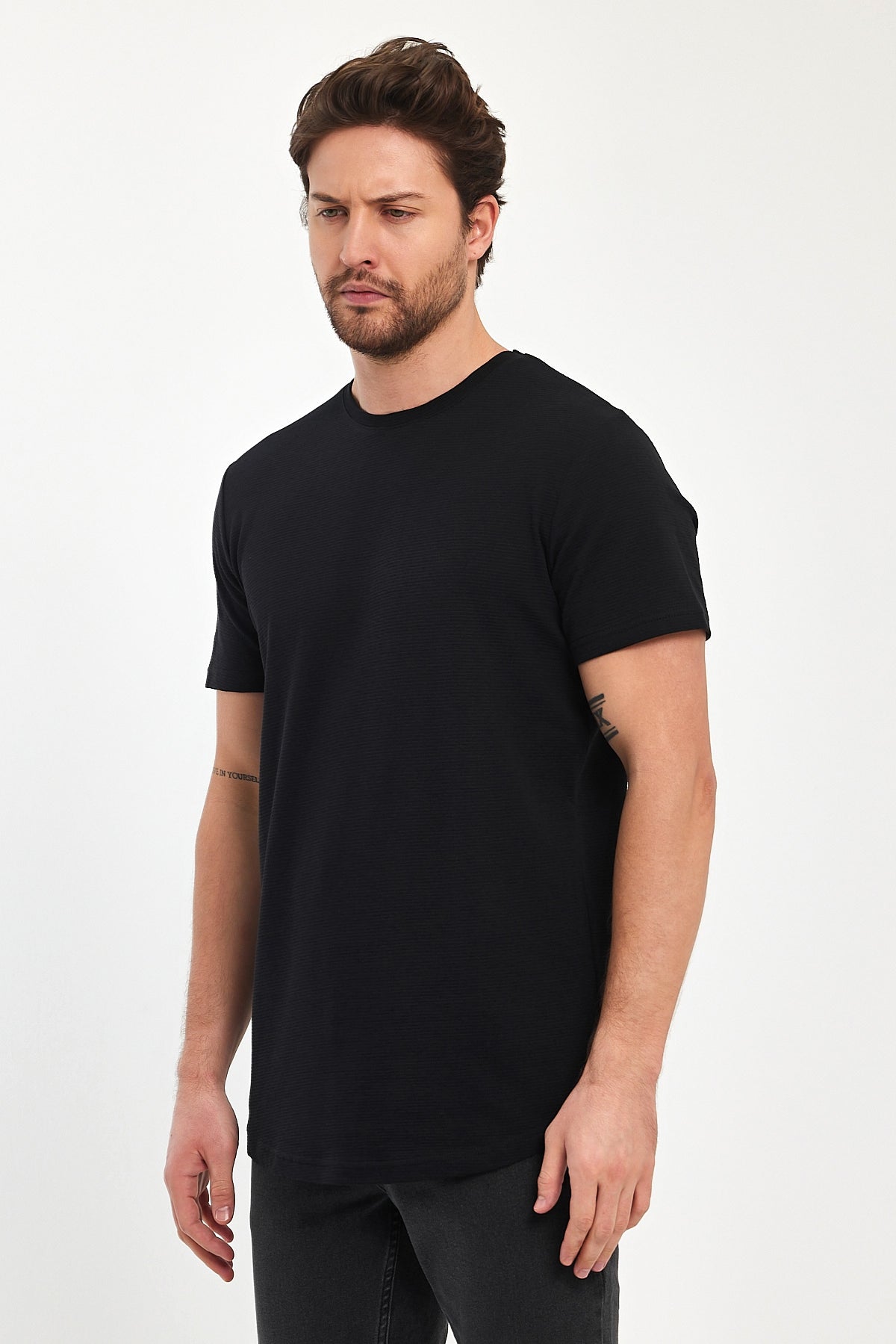 Rodi Men's Ottoman Crew Neck T-shirt RD24YE002743