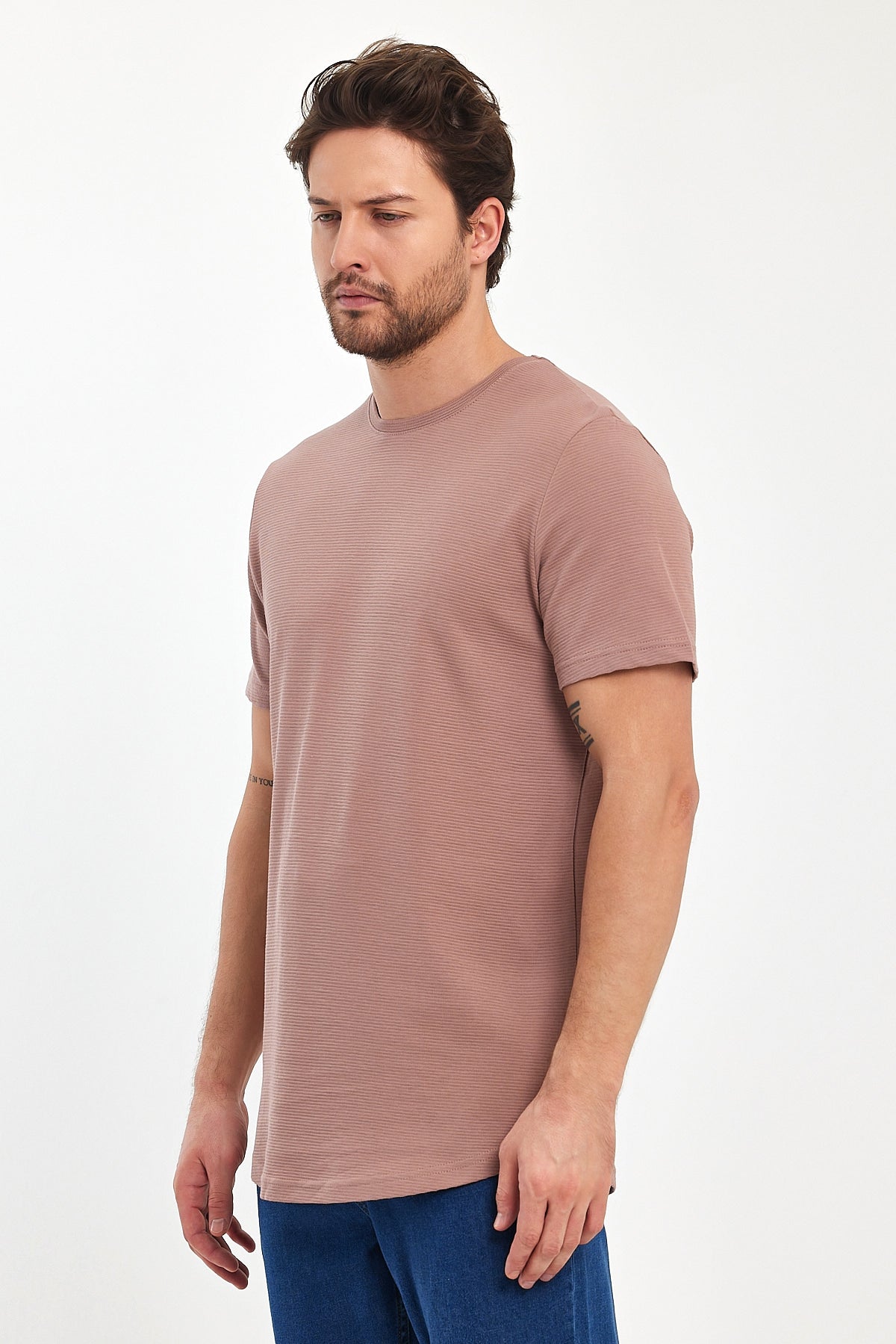 Rodi Men's Ottoman Crew Neck T-shirt RD24YE002743