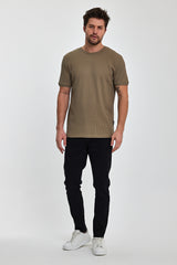 Rodi Men's Waffal Crew Neck T-shirt RD24YE002709