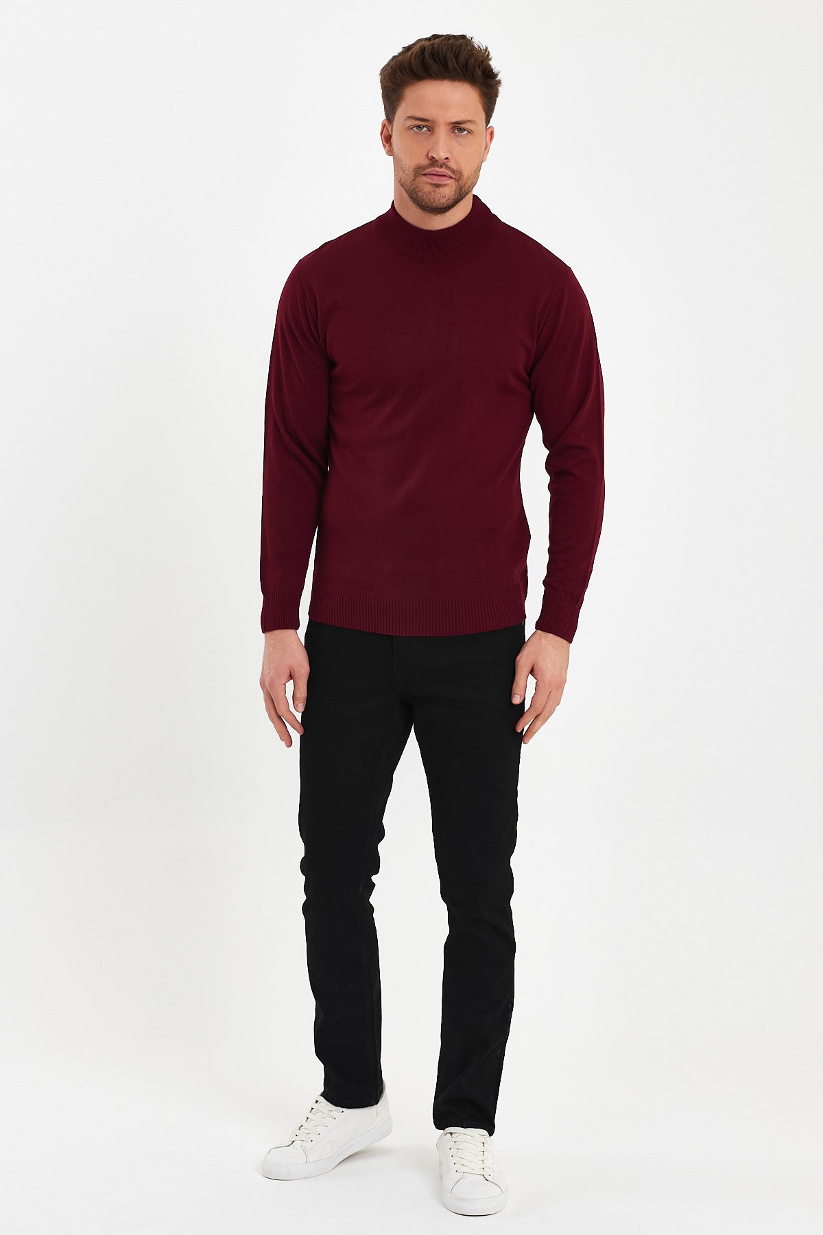 Rodi Men's Half Fisherman Long Sleeve Sweater RD24KE050211