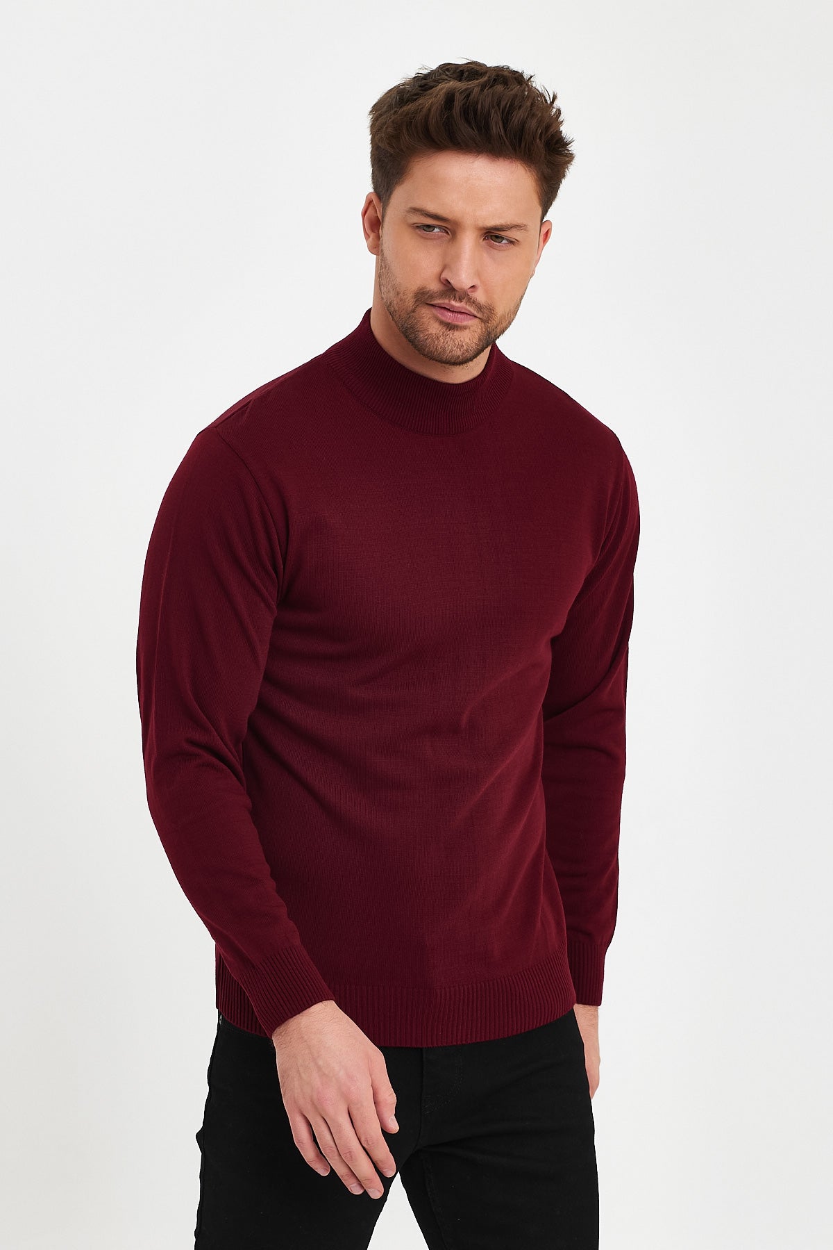 Rodi Men's Half Fisherman Long Sleeve Sweater RD24KE050211