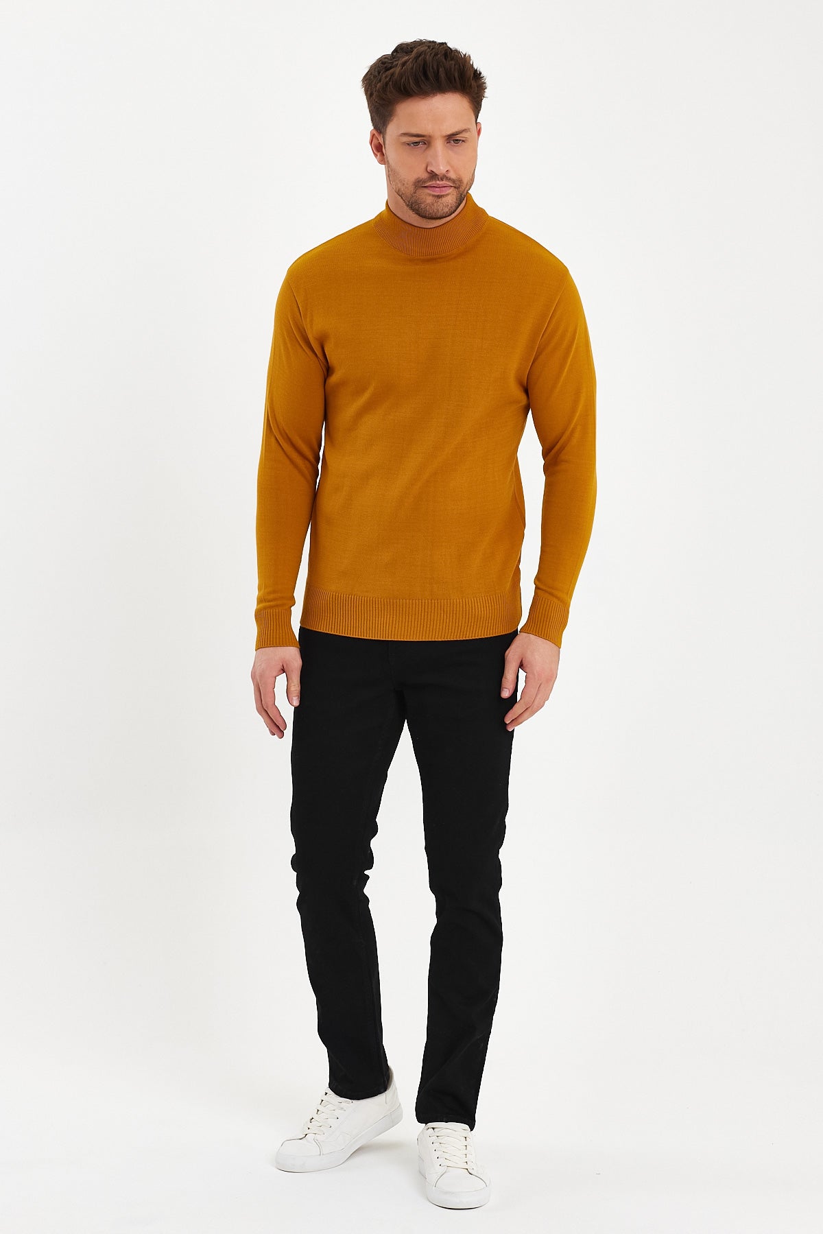Rodi Men's Half Fisherman Long Sleeve Sweater RD24KE050211