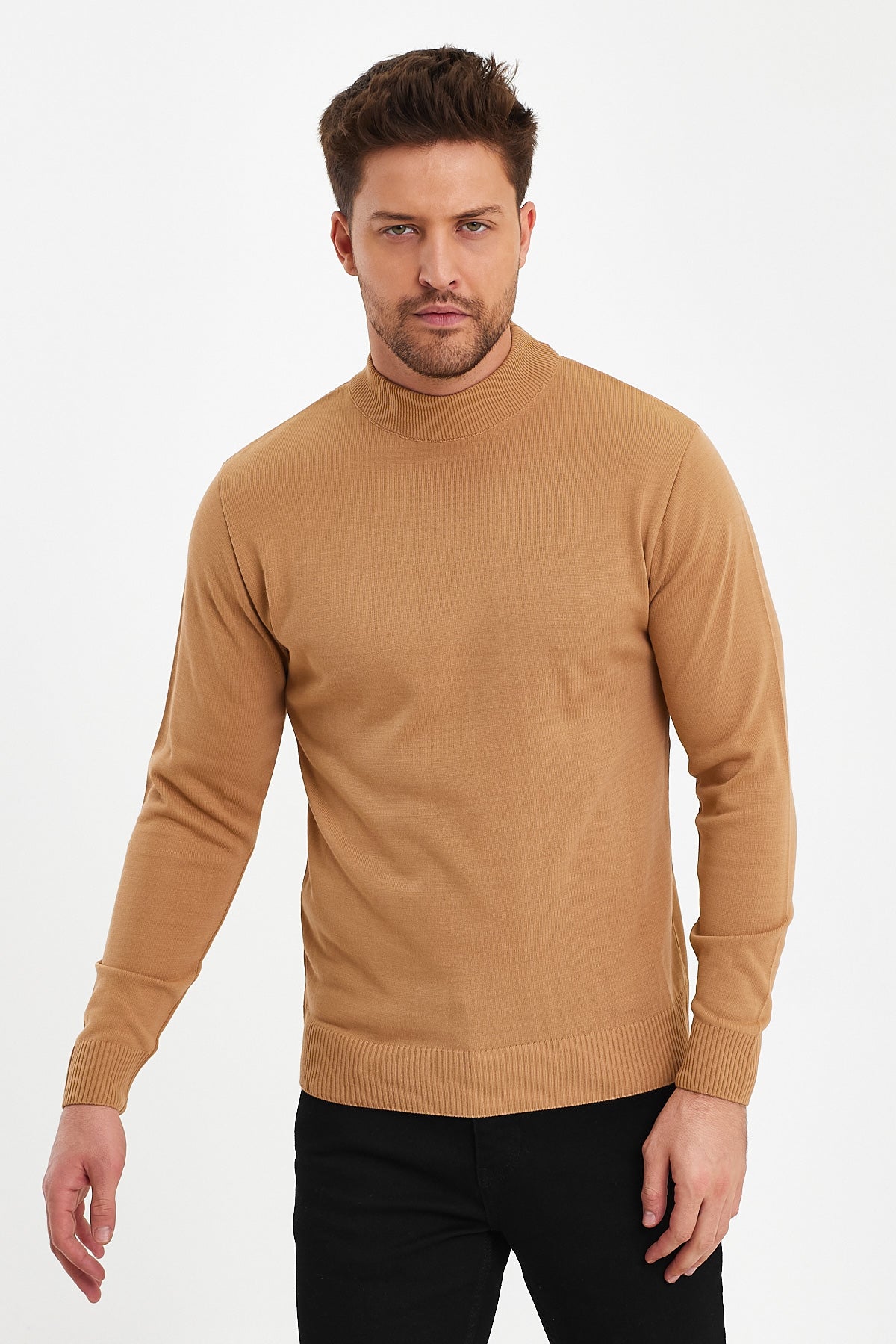 Rodi Men's Half Fisherman Long Sleeve Sweater RD24KE050211