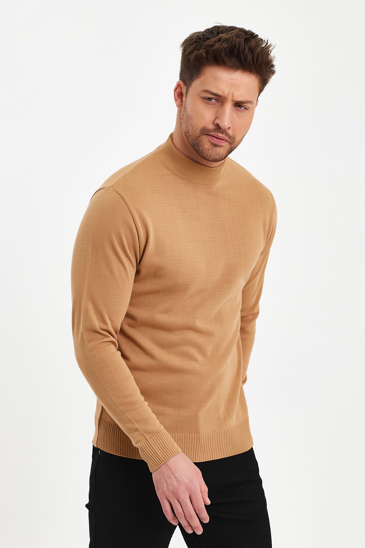 Rodi Men's Half Fisherman Long Sleeve Sweater RD24KE050211