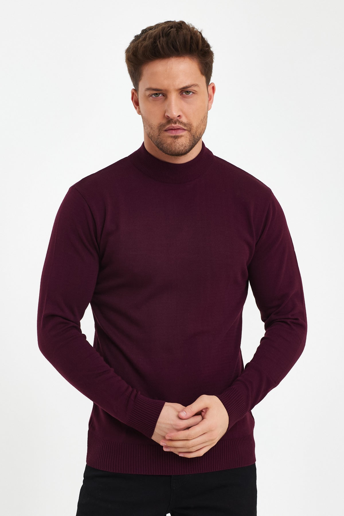 Rodi Men's Half Fisherman Long Sleeve Sweater RD24KE050211