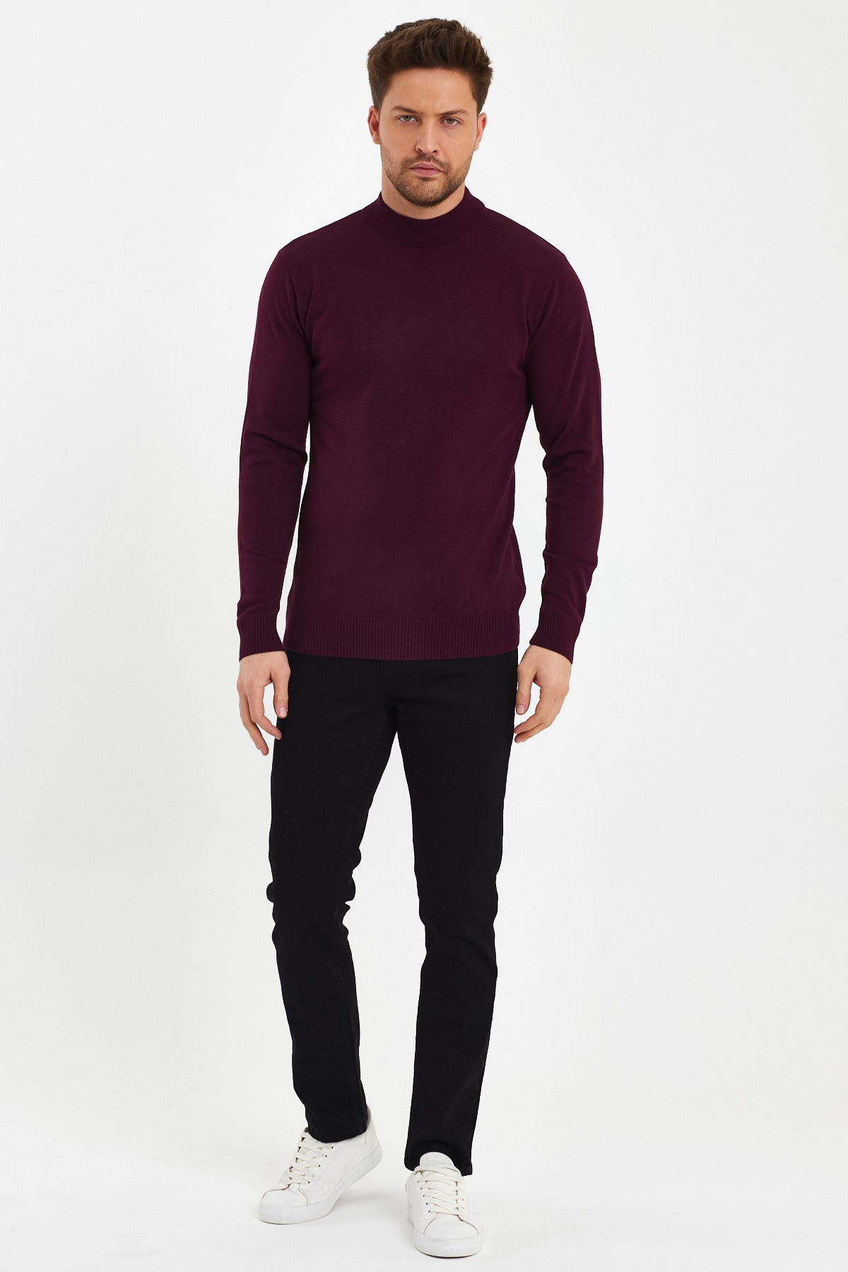 Rodi Men's Half Fisherman Long Sleeve Sweater RD24KE050211