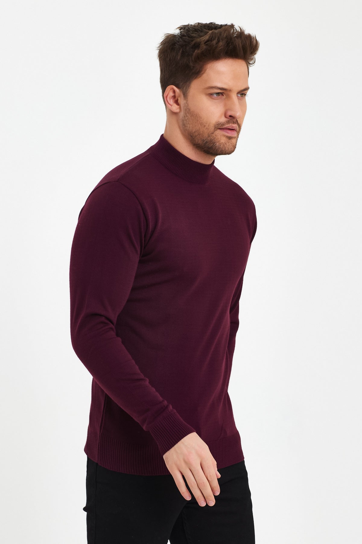 Rodi Men's Half Fisherman Long Sleeve Sweater RD24KE050211