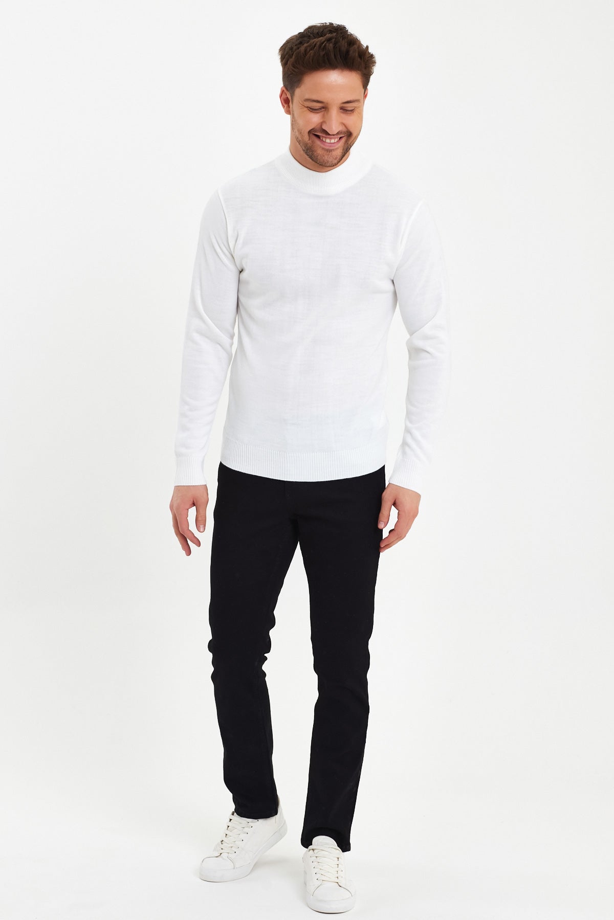Rodi Men's Half Fisherman Long Sleeve Sweater RD24KE050211
