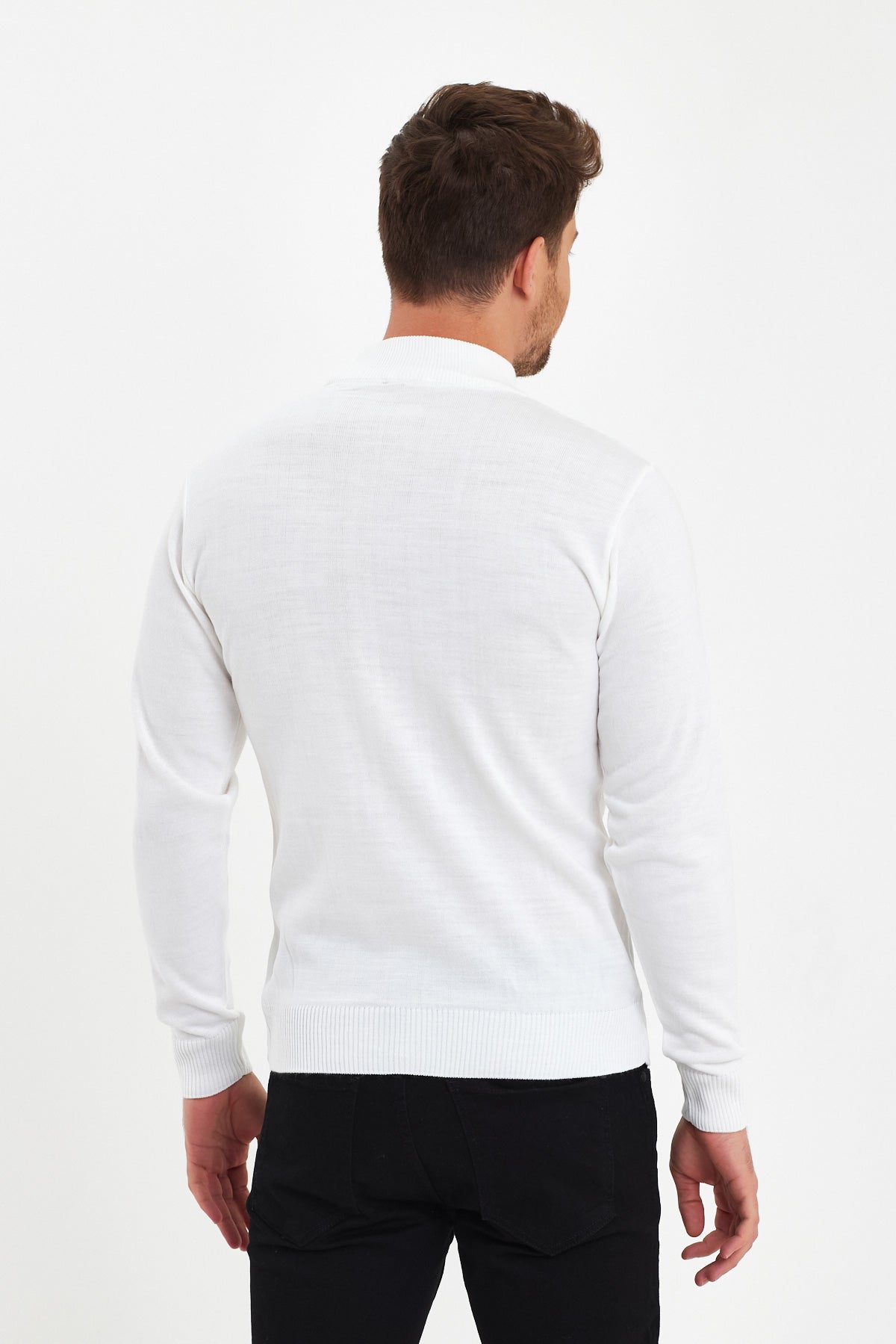 Rodi Men's Half Fisherman Long Sleeve Sweater RD24KE050211