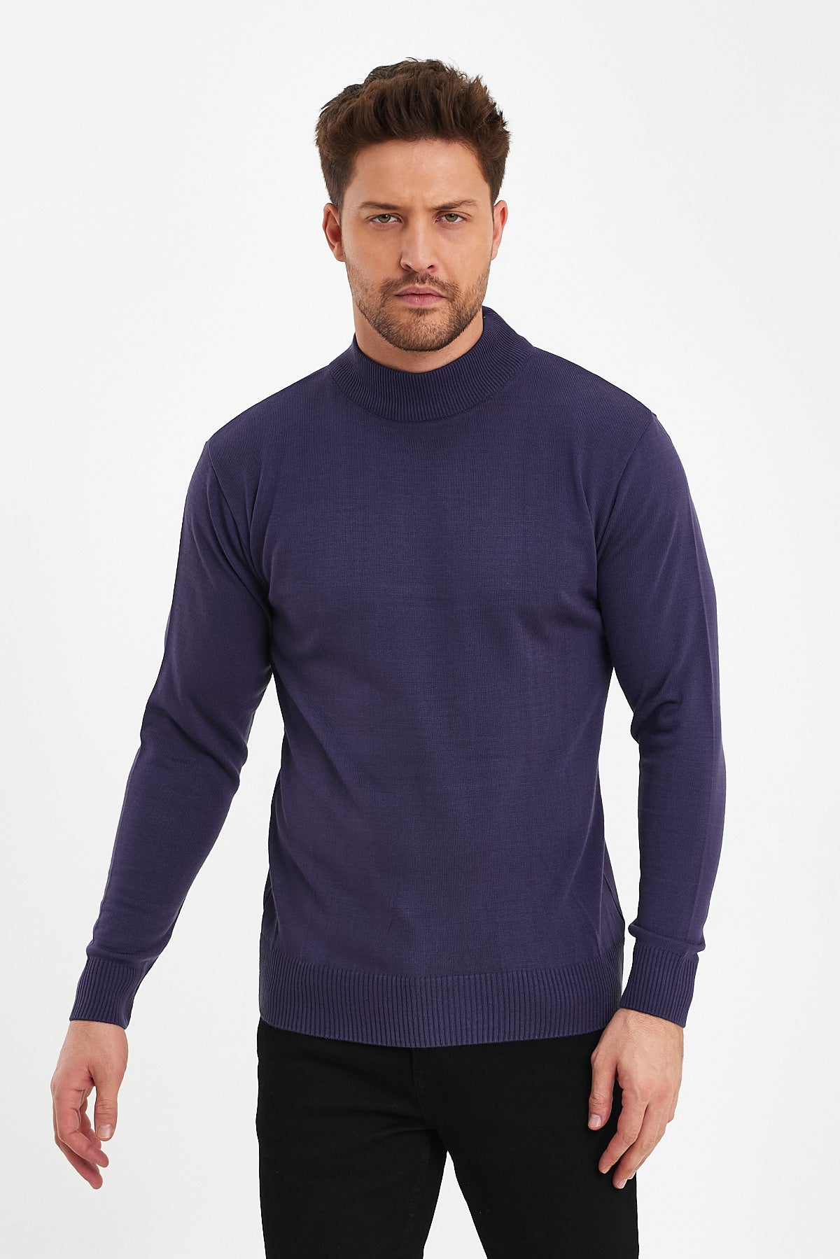 Rodi Men's Half Fisherman Long Sleeve Sweater RD24KE050211