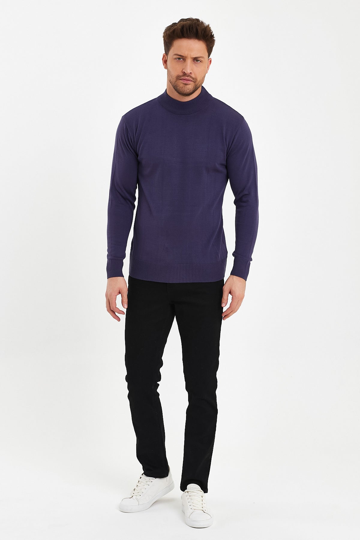 Rodi Men's Half Fisherman Long Sleeve Sweater RD24KE050211