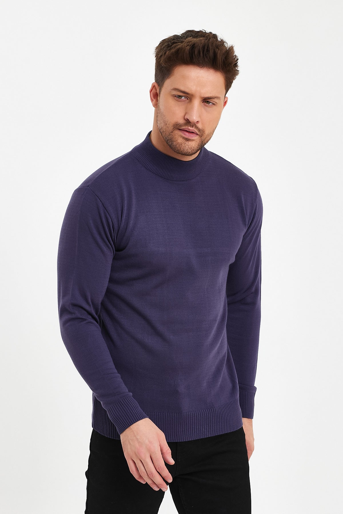 Rodi Men's Half Fisherman Long Sleeve Sweater RD24KE050211
