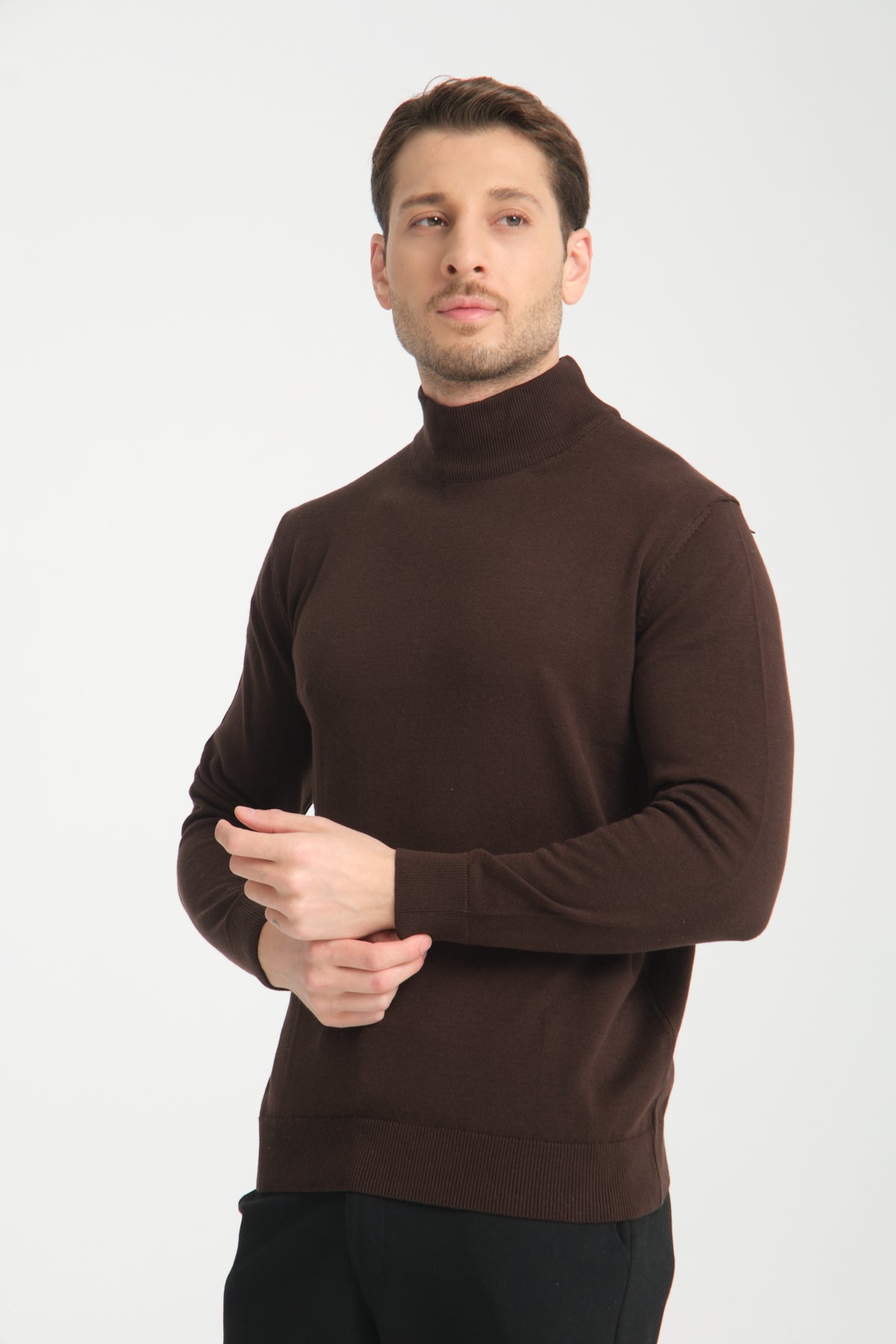 Rodi Men's Half Fisherman Long Sleeve Sweater RD24KE050211