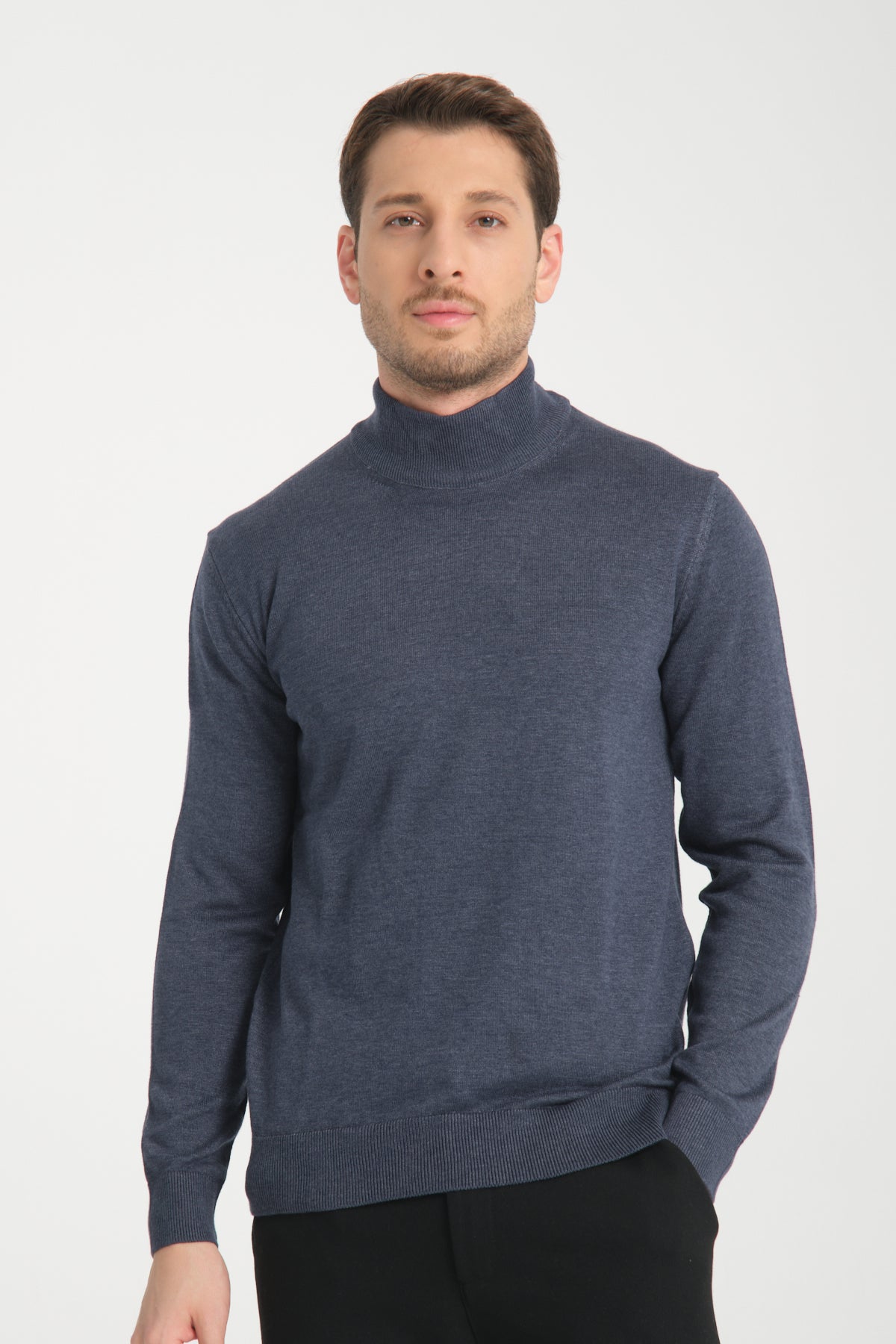 Rodi Men's Half Fisherman Long Sleeve Sweater RD24KE050211