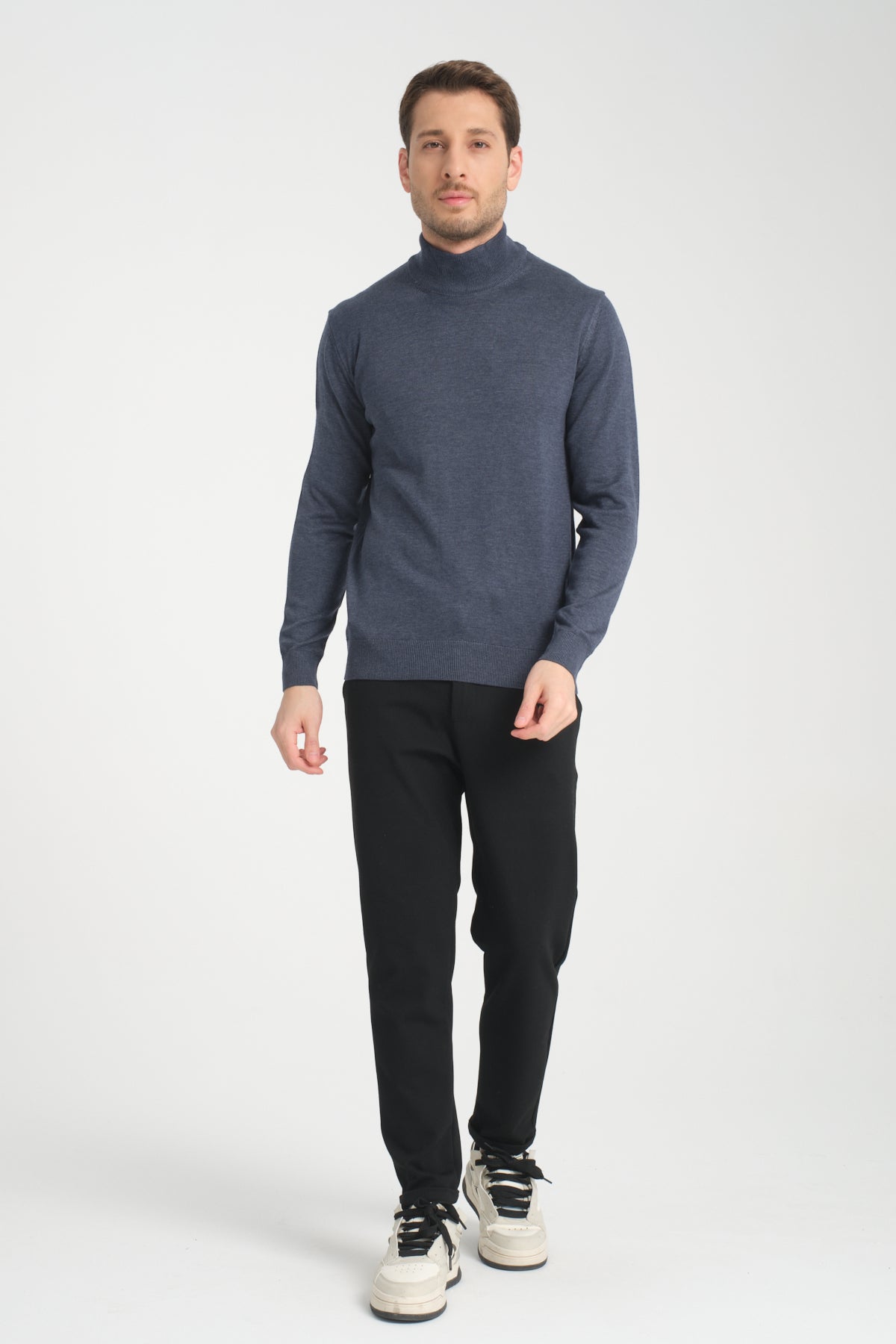 Rodi Men's Half Fisherman Long Sleeve Sweater RD24KE050211