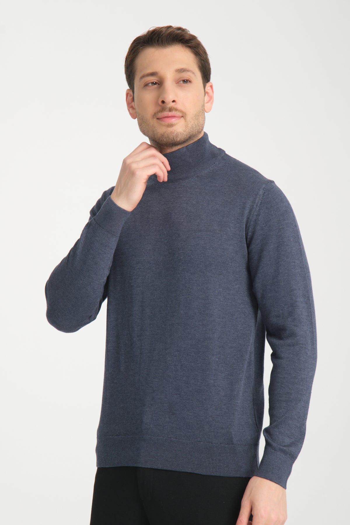 Rodi Men's Half Fisherman Long Sleeve Sweater RD24KE050211