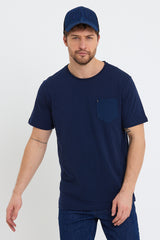 Rodi Flamlı Süprem Regular Kalıp Bisiklet Yaka Cepli T-Shirt RD23YE272000