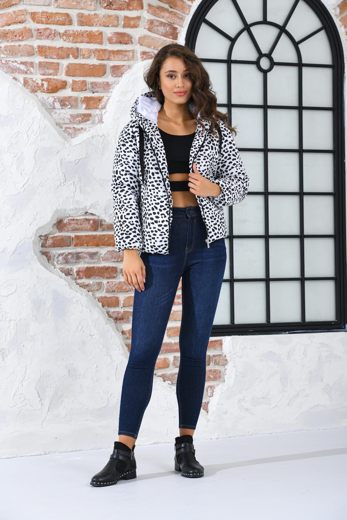 Rodi 5125 DS22KB025125 PATTERNED PUFFLE JACKET