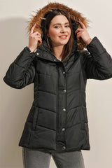 Rodi Women's Hooded Puffer Coat RD24KB005065