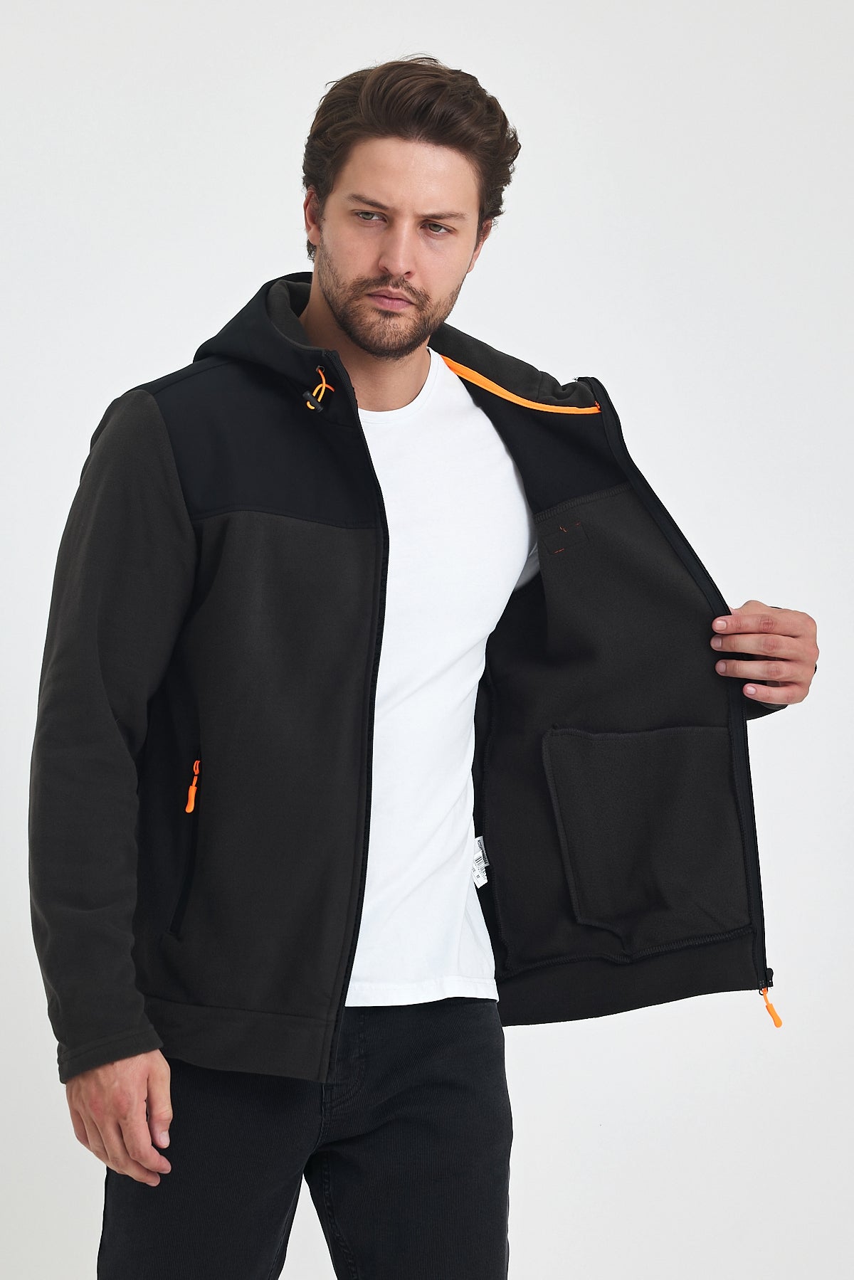 Rodi Kapşonlu Fermuarlı Sweatshirt RD24KE056044
