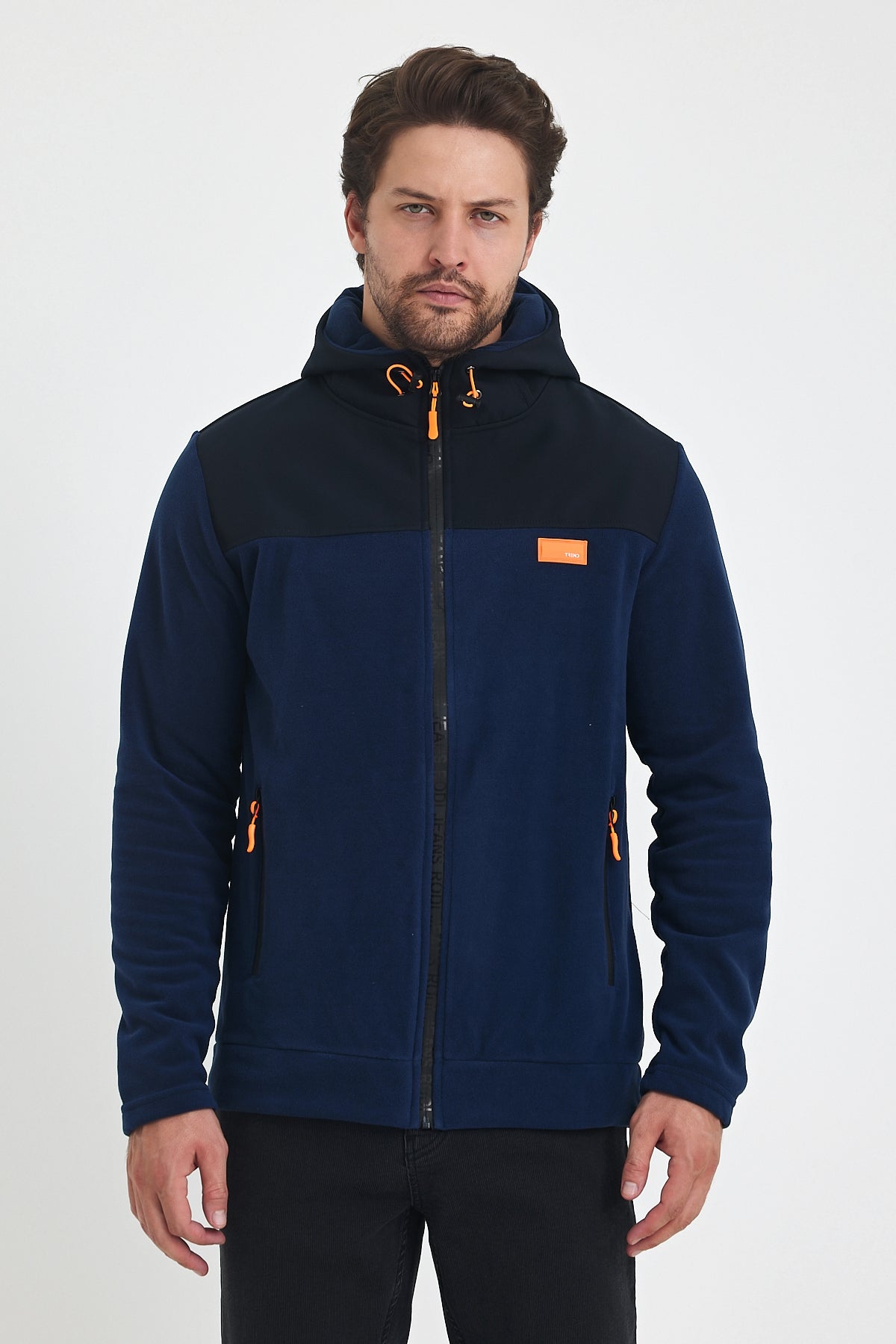 Rodi Hooded Zippered Sweatshirt RD24KE056044