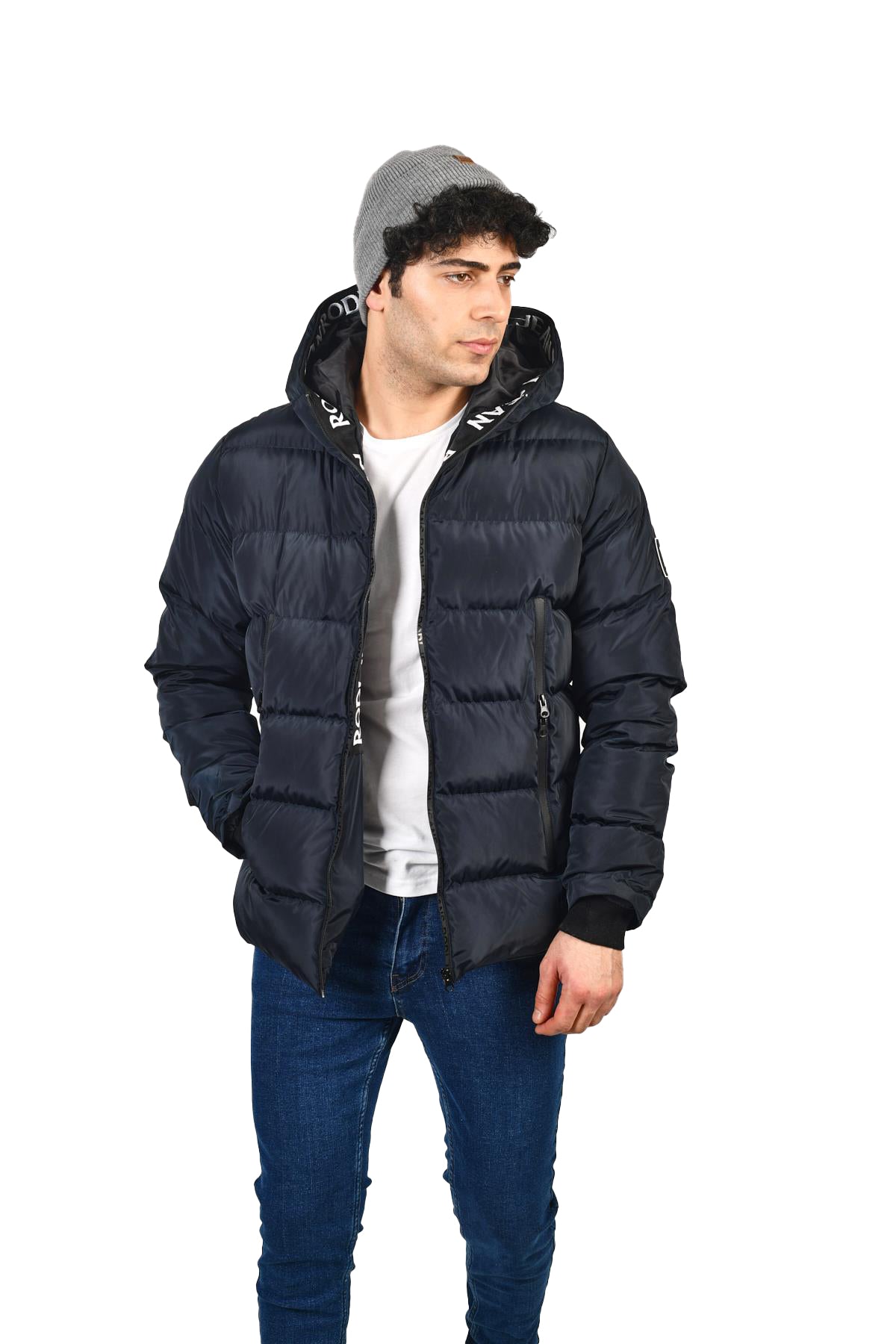 Rodi Hooded Pocket Zipper Detailed Short Puffer Coat RD23KE234910