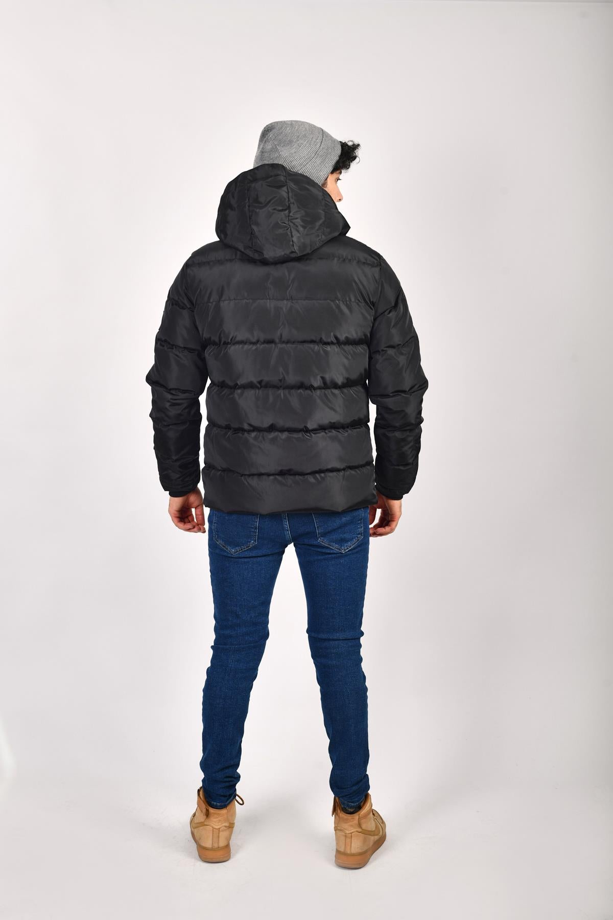 Rodi Hooded Pocket Zipper Detailed Short Puffer Coat RD23KE234910