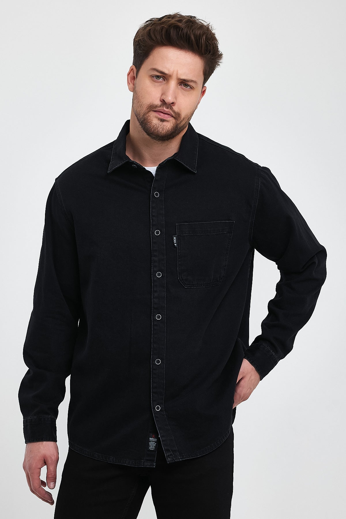 Rodi Mertens 011 Men's Regular Fit Denim Shirt RD24KE031187