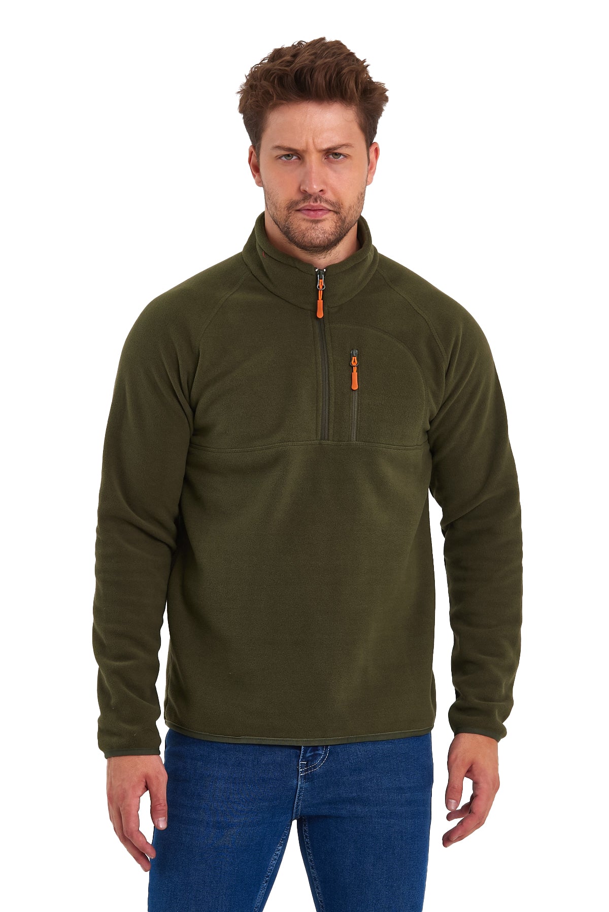 Rodi Mikro Polar Dik yaka Sweatshirt RD24KE056015