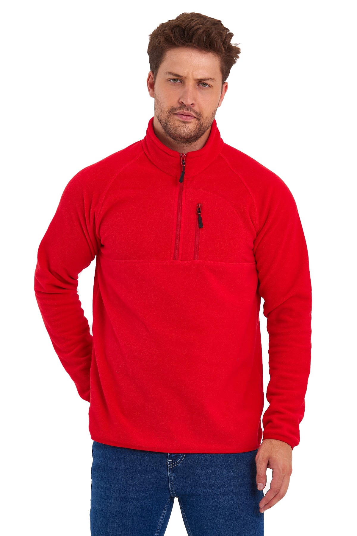 Rodi Mikro Polar Dik yaka Sweatshirt RD24KE056015