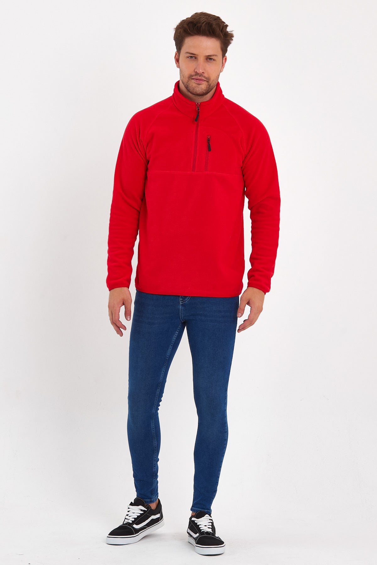 Rodi Mikro Polar Dik yaka Sweatshirt RD24KE056015
