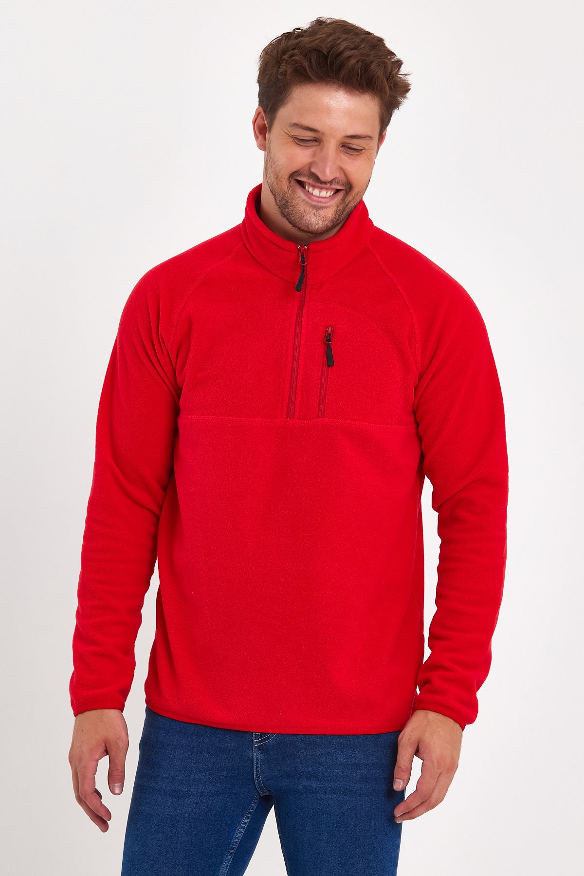 Rodi Mikro Polar Dik yaka Sweatshirt RD24KE056015