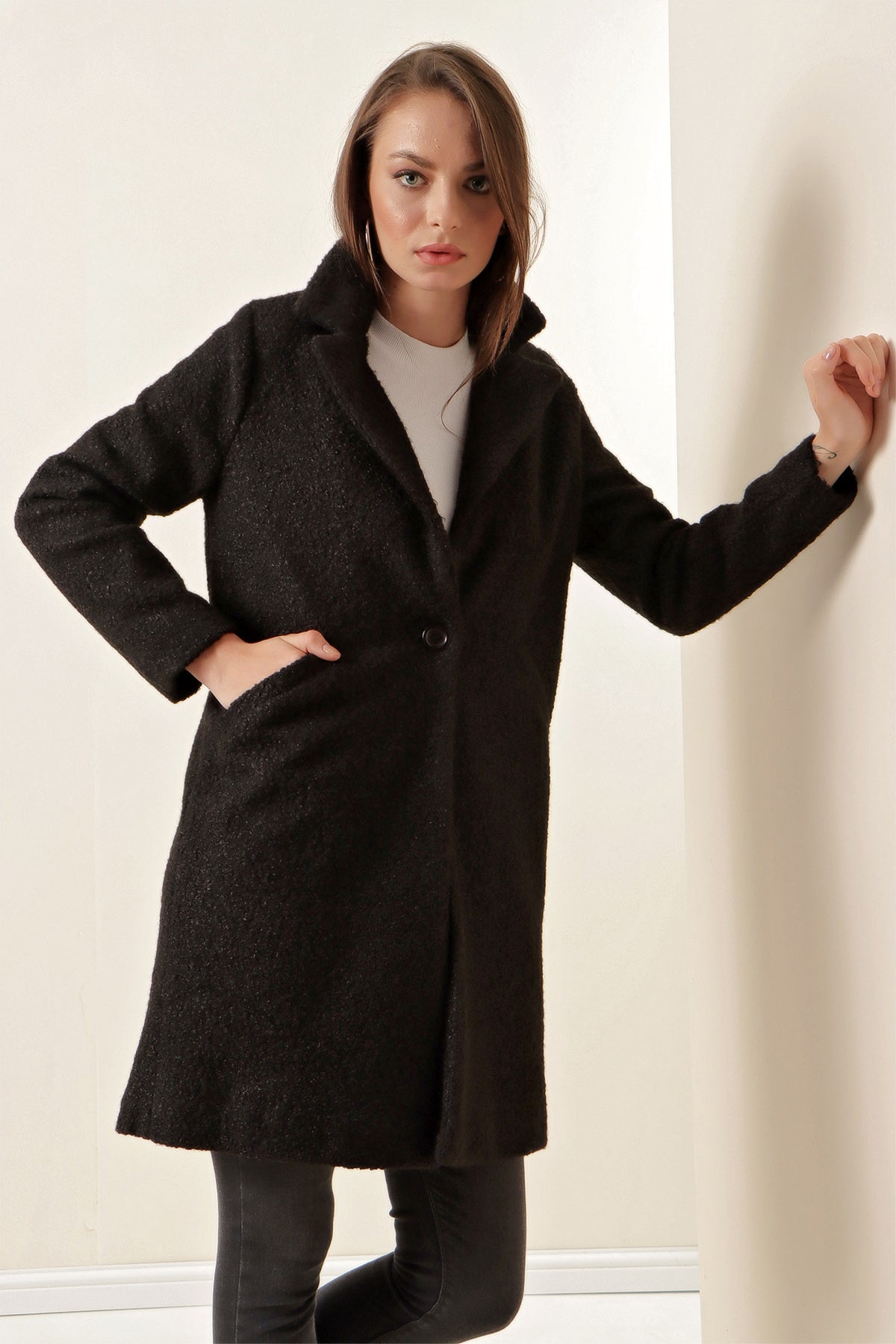 Rodi Oversize Kaşe Kaban 9082 RD23KB309082