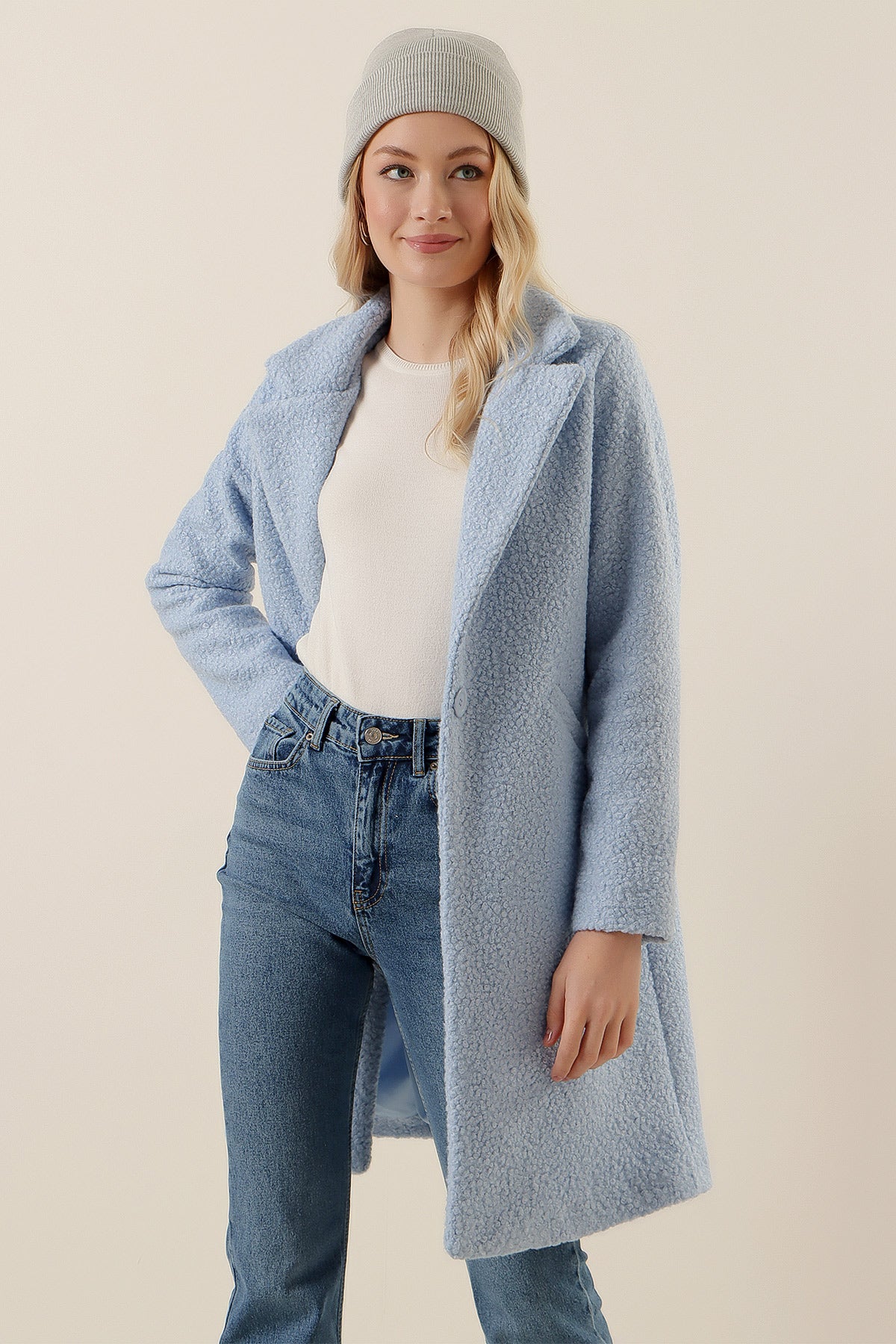 Rodi Oversize Kaşe Kaban 9082 RD23KB309082