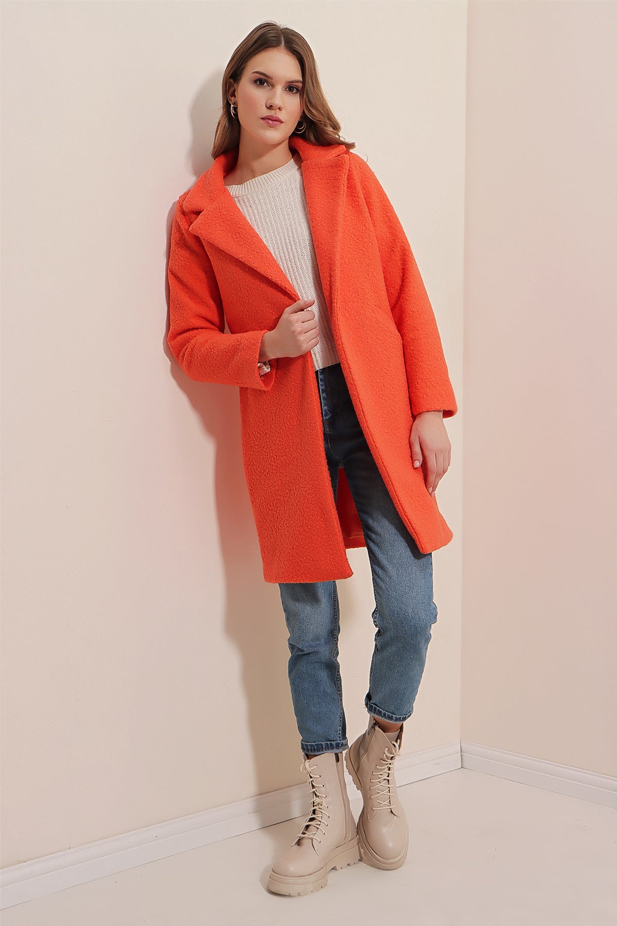 Rodi Oversize Kaşe Kaban 9082 RD23KB309082