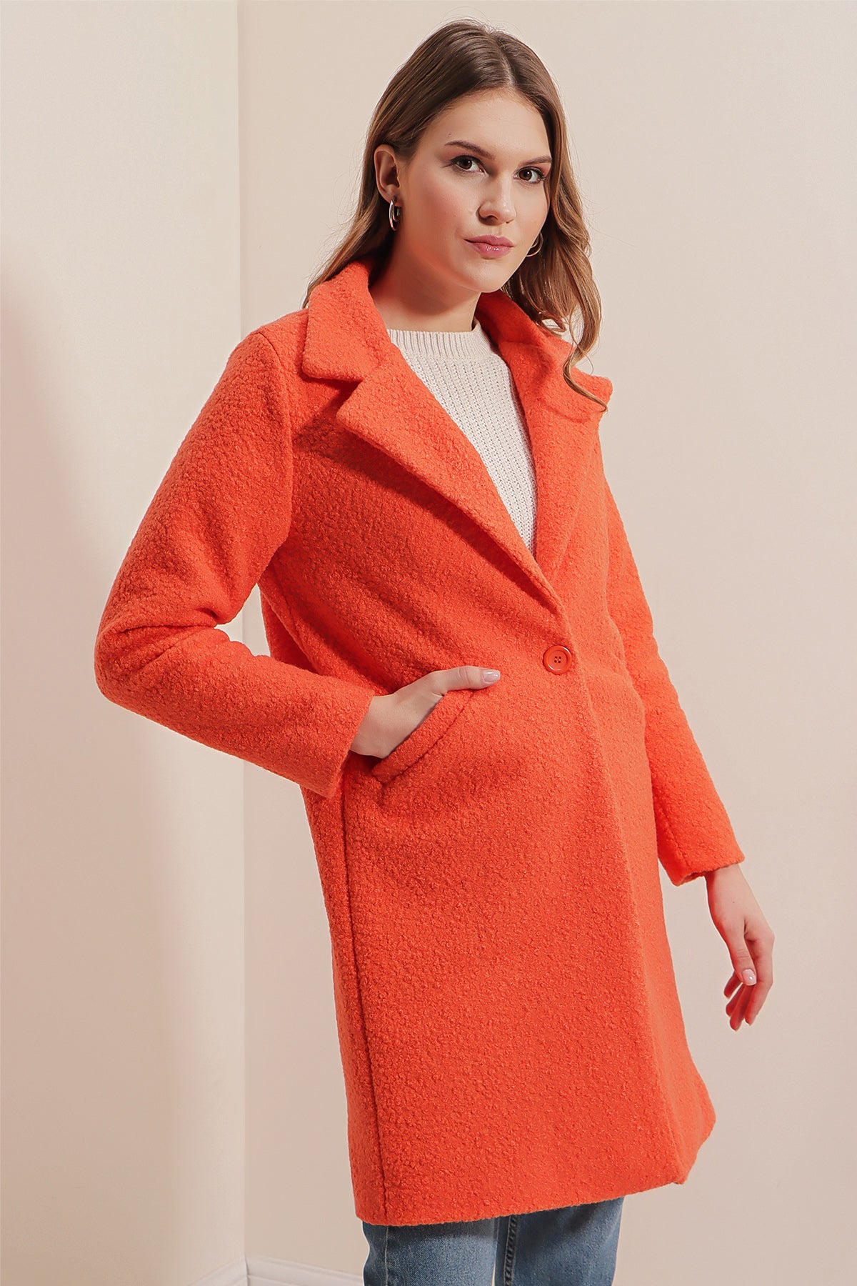 Rodi Oversize Kaşe Kaban 9082 RD23KB309082