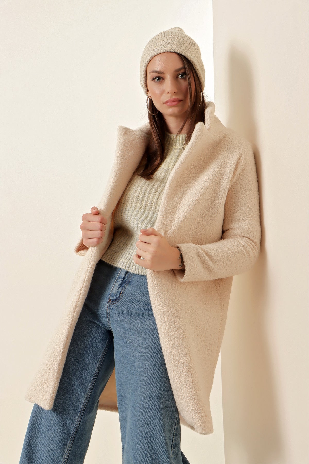 Rodi Oversize Kaşe Kaban 9082 RD23KB309082