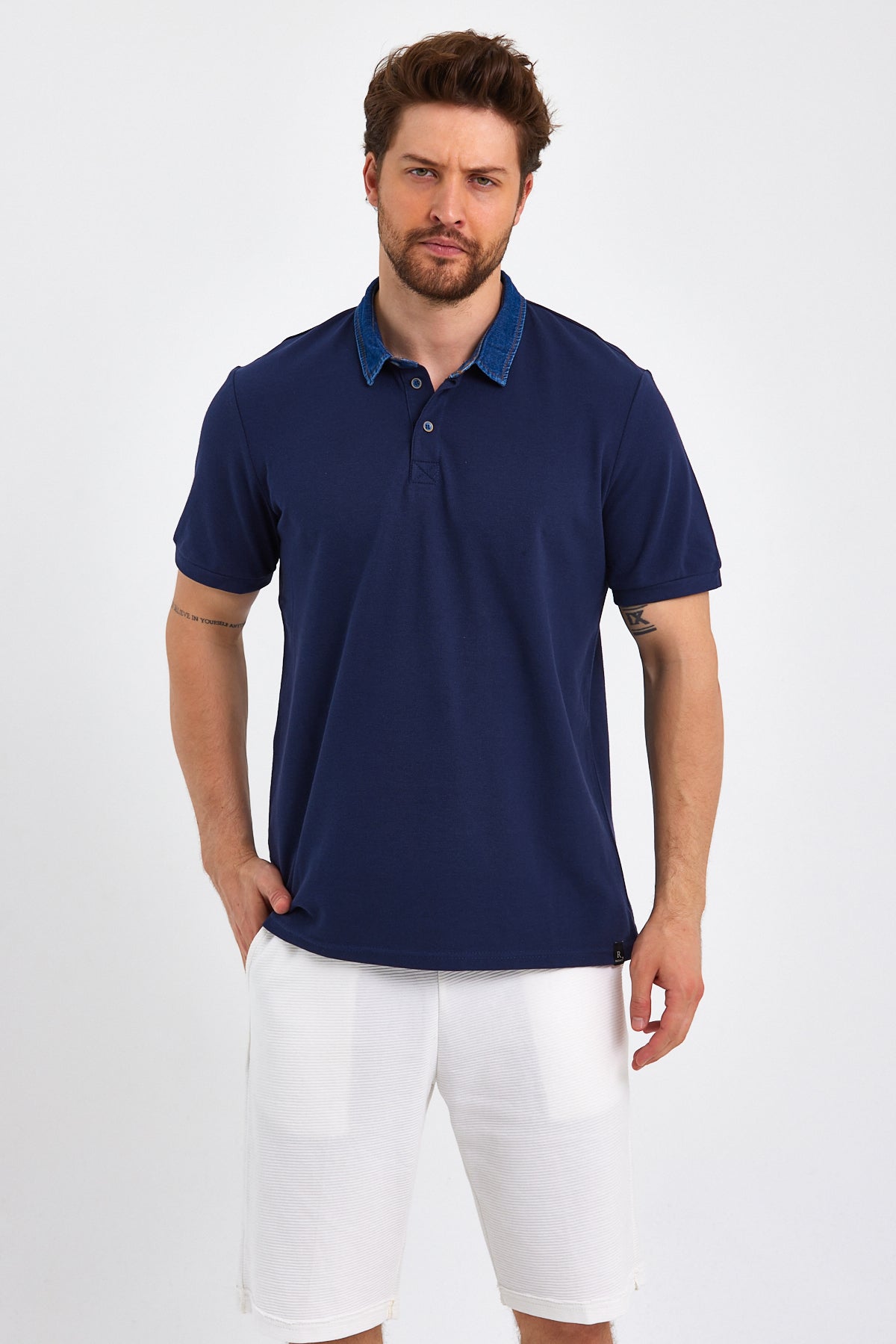 Rodi Polo Denim Yaka T-shirt RD23YE272134